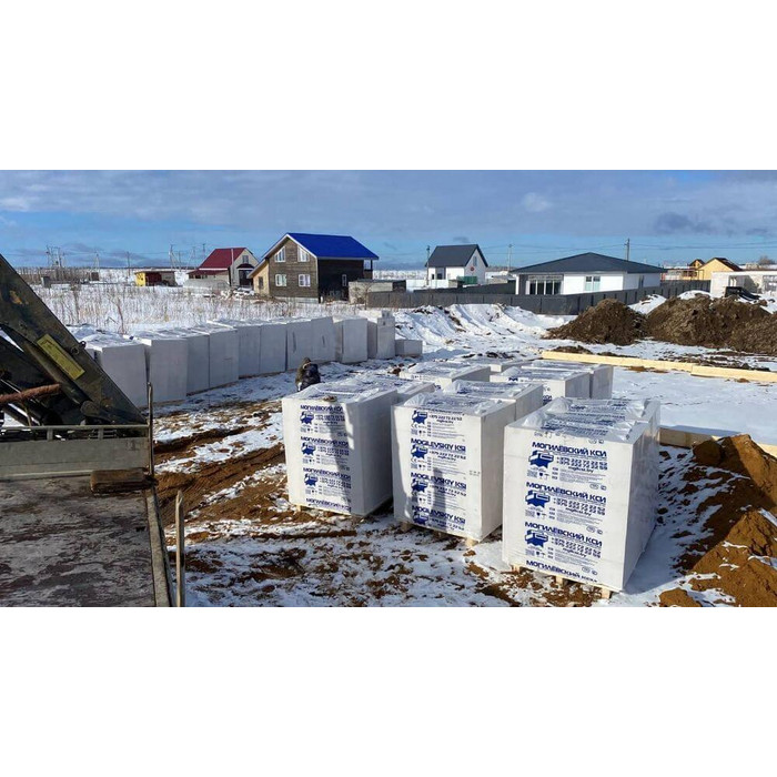 Газобетон Могилевский КСИ D400 375x250x625 мм фото 2